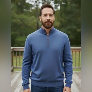 Tommy Bahama - Size Medium - Navy Pullover Sweater